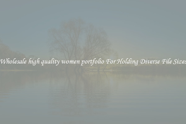 Wholesale high quality women portfolio For Holding Diverse File Sizes