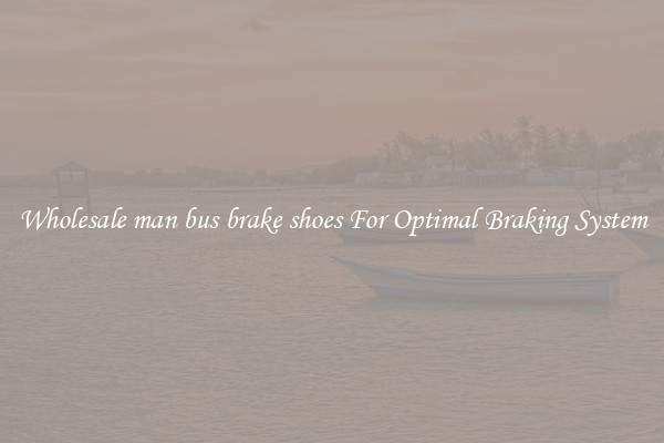 Wholesale man bus brake shoes For Optimal Braking System