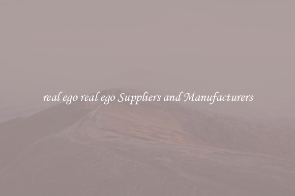 real ego real ego Suppliers and Manufacturers