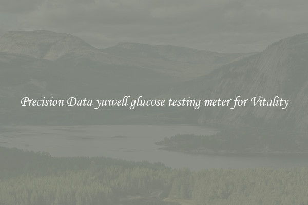 Precision Data yuwell glucose testing meter for Vitality