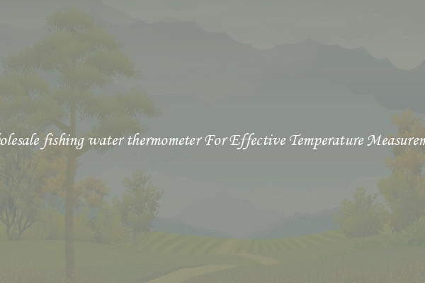 Wholesale fishing water thermometer For Effective Temperature Measurement