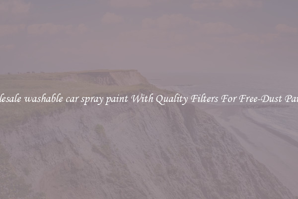 Wholesale washable car spray paint With Quality Filters For Free-Dust Painting