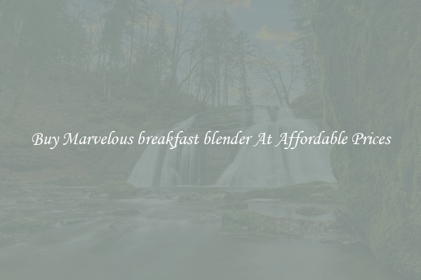 Buy Marvelous breakfast blender At Affordable Prices