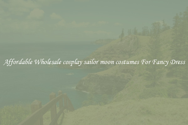 Affordable Wholesale cosplay sailor moon costumes For Fancy Dress